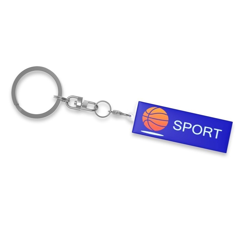 Key Ring Hard Single, Print in full color, < 10 cm2